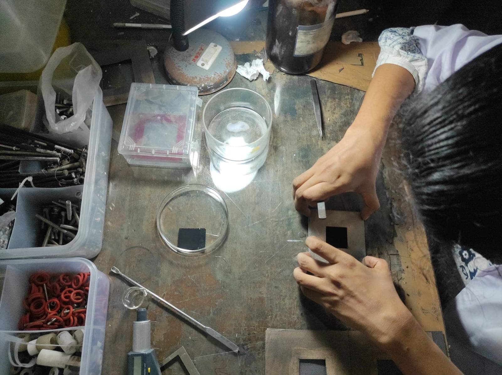 Fuel Cell Lab Installation — a session in progress